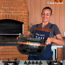 PANELA DE PRESSÃO DE PEDRA 11L CURADA COM TAMPA E CAIXA INCLUSA- COMIDA SAUDÁVEL {+BRINDE}